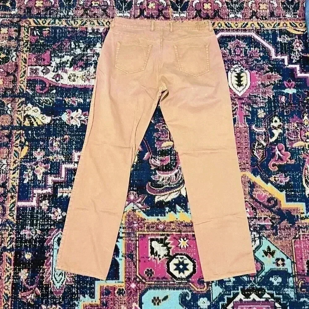 Peter Millar Men's Beige Straight Leg Casual Chino Pants - Size 35 - Picture 2 of 4